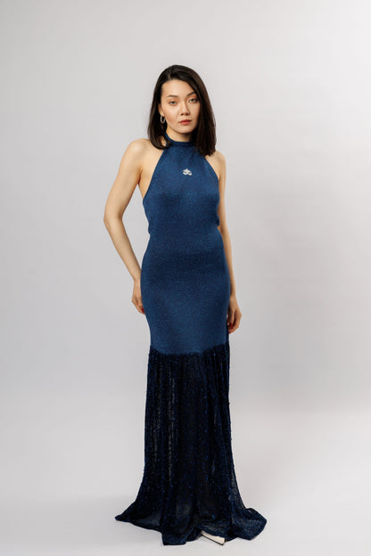Платье "Lumière" | электрик синий